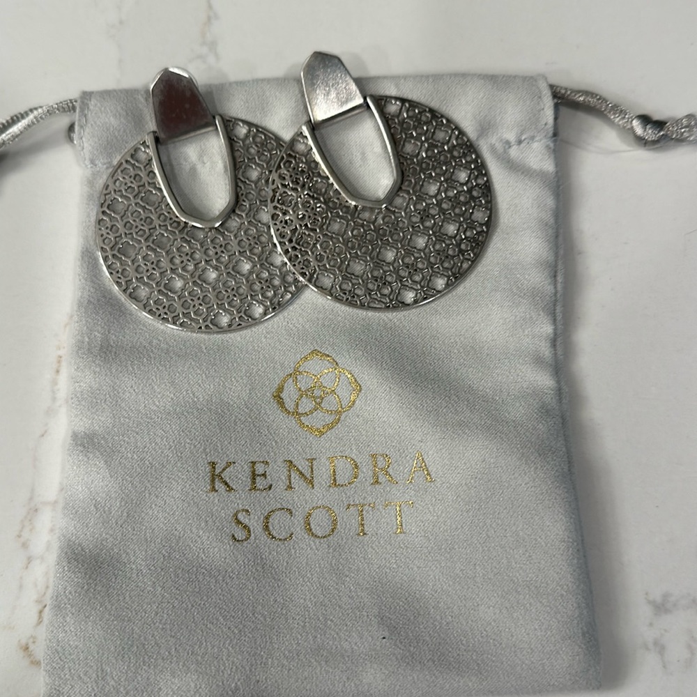 Kendra Scott Diane earrings.